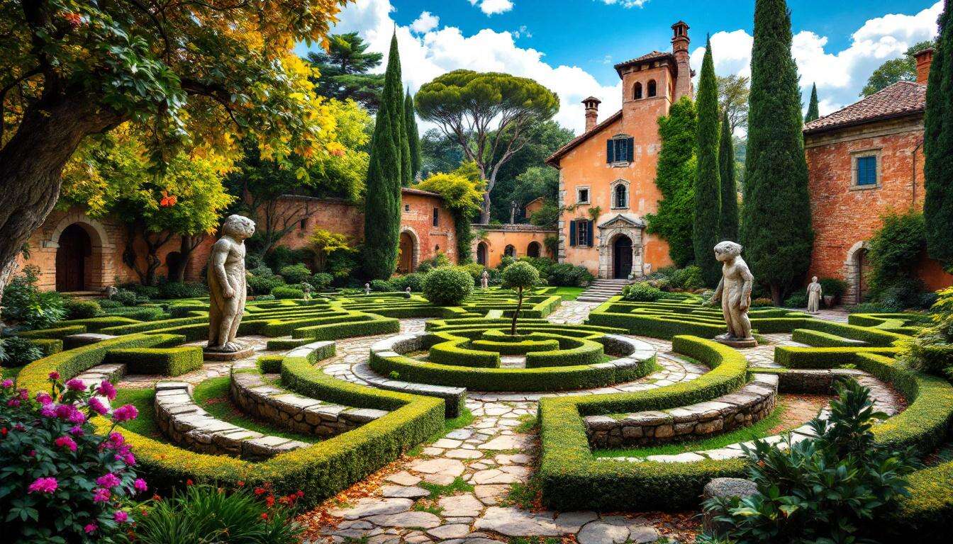A due passi da Roma c’è un giardino rinascimentale popolato da mostri di pietra, una casa pendente di 500 anni fa e un labirinto indimenticabile